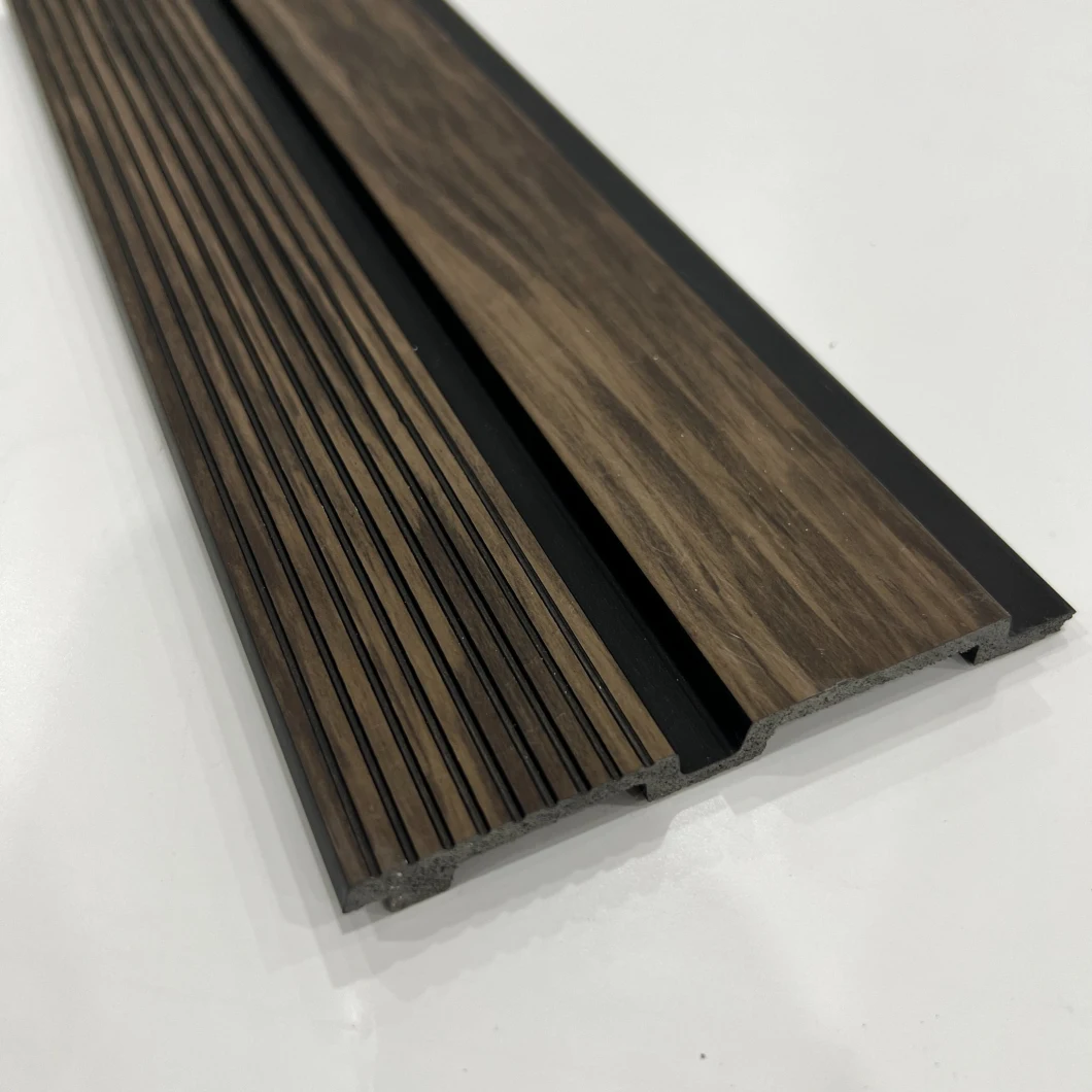 Bamboo Fiber Composite 120*12mm Weather Resistant PS Wall Panels