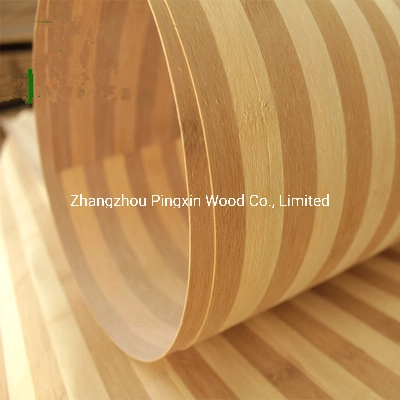 Horizontal Flat Press Zebra Color Bamboo Veneer Sheet for Decoractive Skateboard Longboard Face Thin Sheet