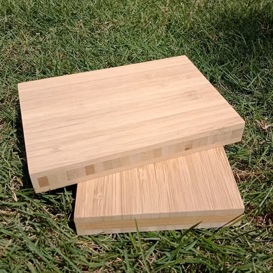 Paneles de madera contrachapada de bambú para muebles de 3 capas de grano vertical caramelo de 3/4