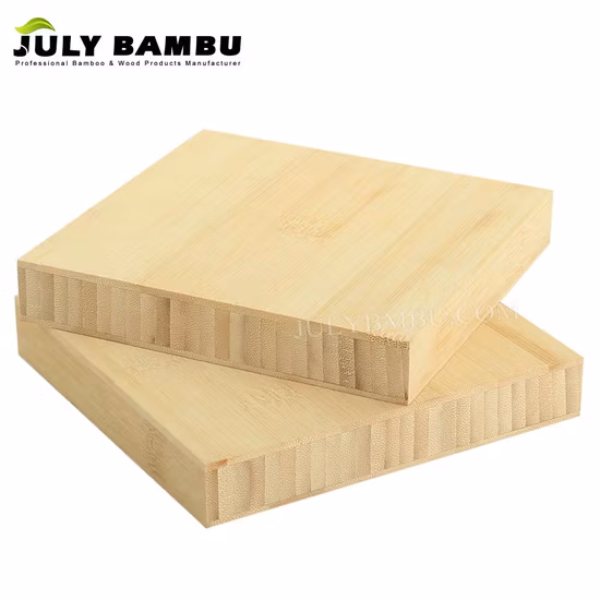 Material de los muebles Placas de bambú de 3 capas Paneles de bambú 100% sólido para mesa y encimera