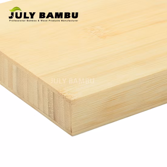 Panel de lámina de madera maciza de bambú natural 1220 X 2440 para banco