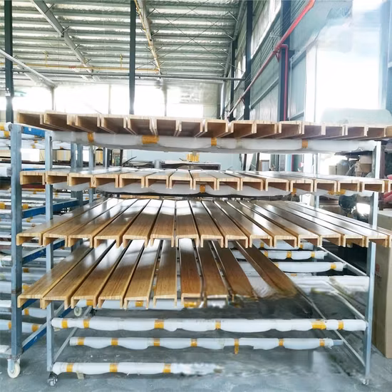 Pasamanos de tablero de bambú sólido para tablero de escaleras de interior y exterior