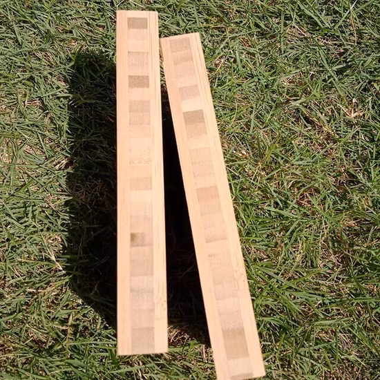Madera contrachapada de bambú carbonizado de grano vertical de 1/4