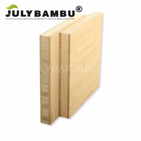 Láminas de madera de bambú 3 capas carbonizadas verticales horizontales 18 mm 6,35 mm cortadas a medida